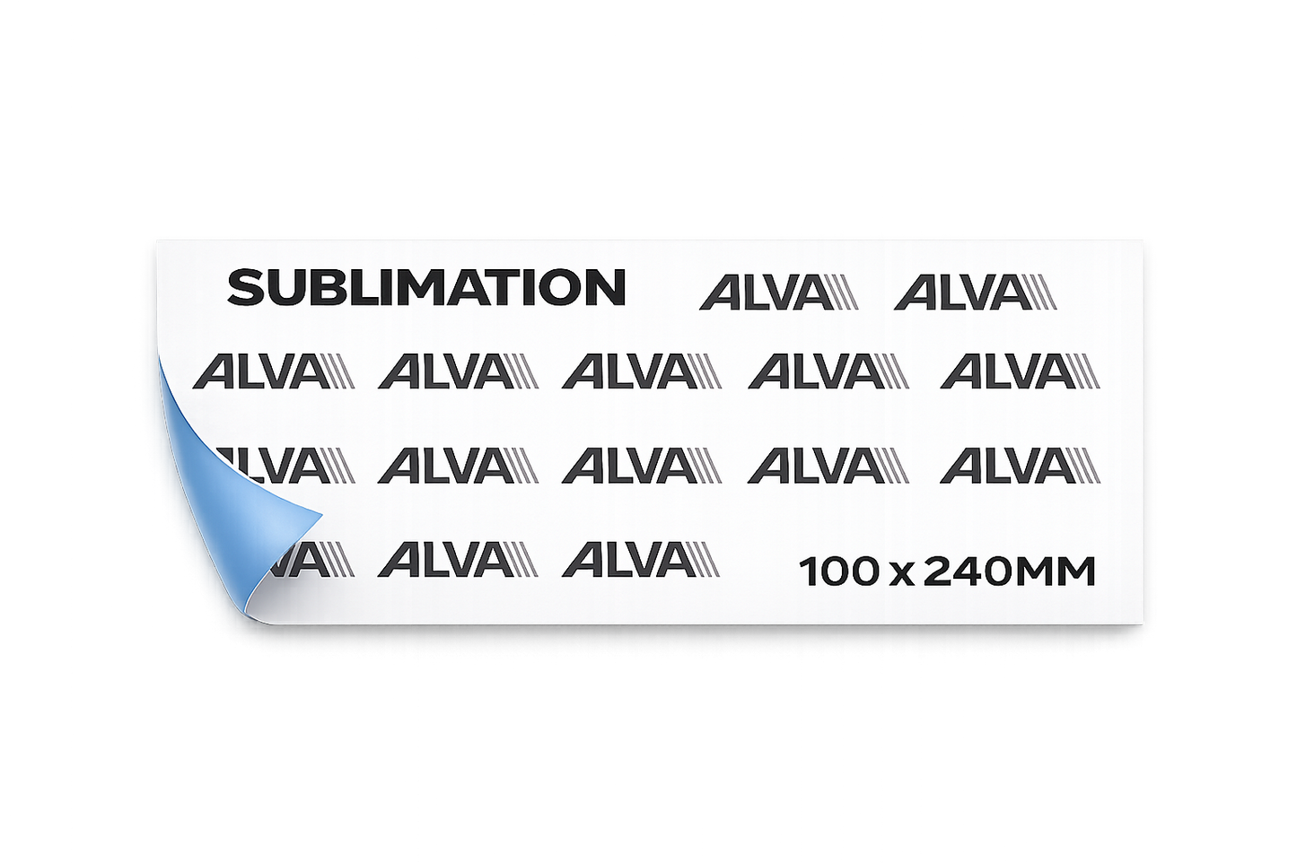 Sublimation Transfer 100 × 240 mm – perfekt für Tassen Logos & Schriftzüge