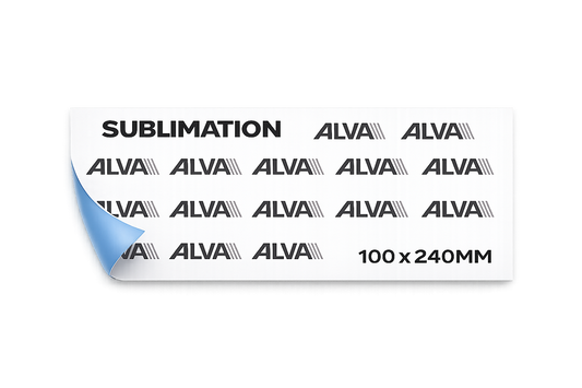Sublimation Transfer 100 × 240 mm – perfekt für Tassen Logos & Schriftzüge