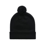 AS Colour Pom Pom Beanie 1124 – Black