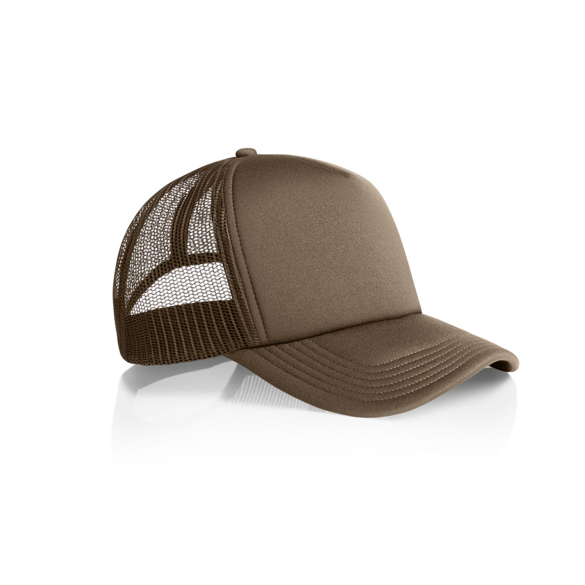 AS Colour Frame Foam Trucker Cap 1161 – Walnut - Side