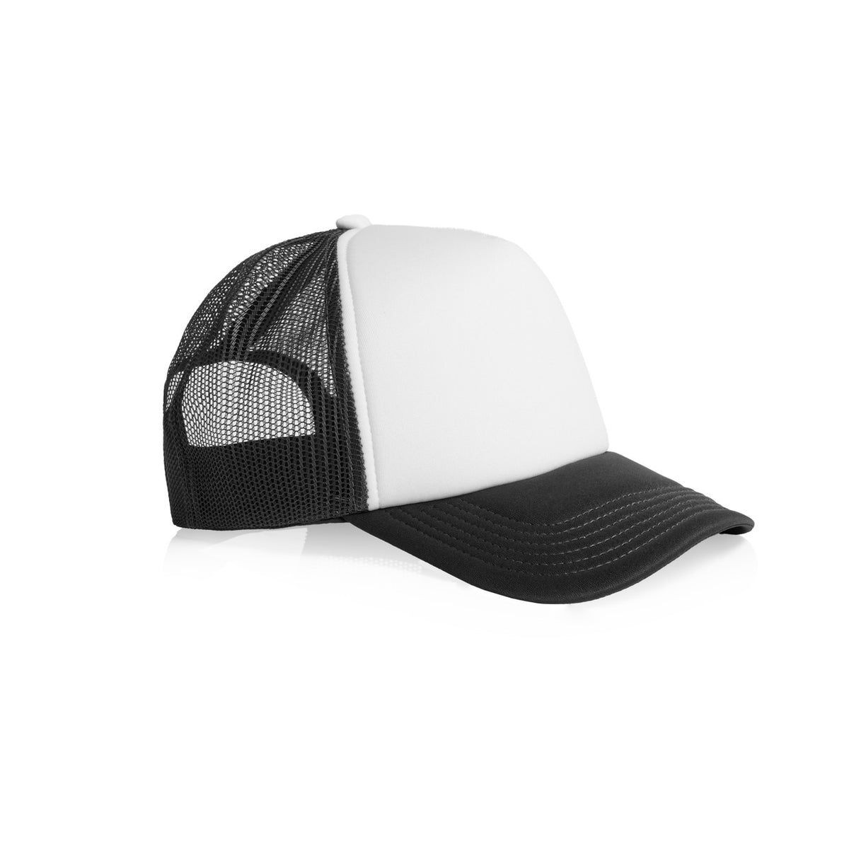 AS Colour Frame Foam Two-Tone Trucker 1163 – White/Coal - Side