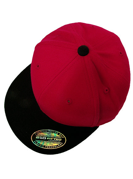 Flexfit 210 6210T – Rot-Schwarz