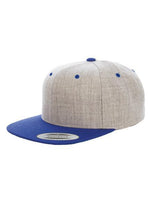 Yupoong 2 Tone 6089MT – Heather Grau-Royalblau
