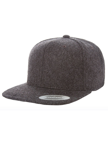 Yupoong Melton Wool 6689M – Dunkelgrau