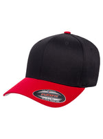 Flexfit Contrast 6277T – Schwarz-Rot