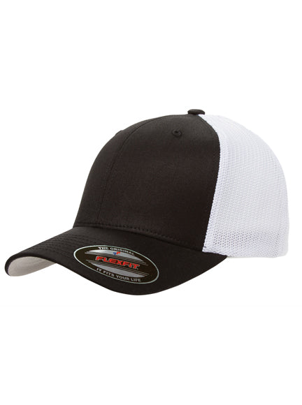 Flexfit Mesh 6511T – Schwarz-Weiß