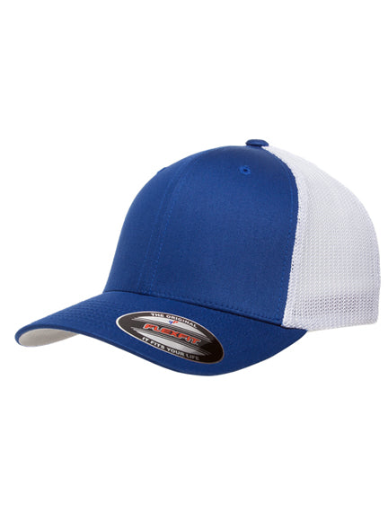 Flexfit Mesh 6511T – Royalblau-Weiß