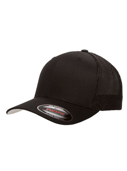 Flexfit Mesh Trucker 6511 – Schwarz