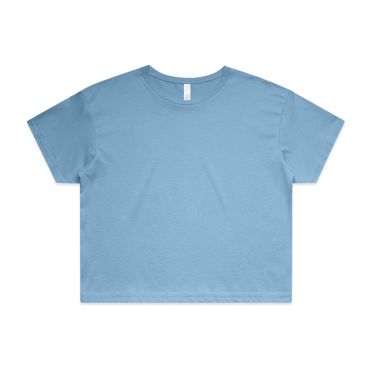 AS Colour Wo's Crop Tee 4062 – Carolina Blue