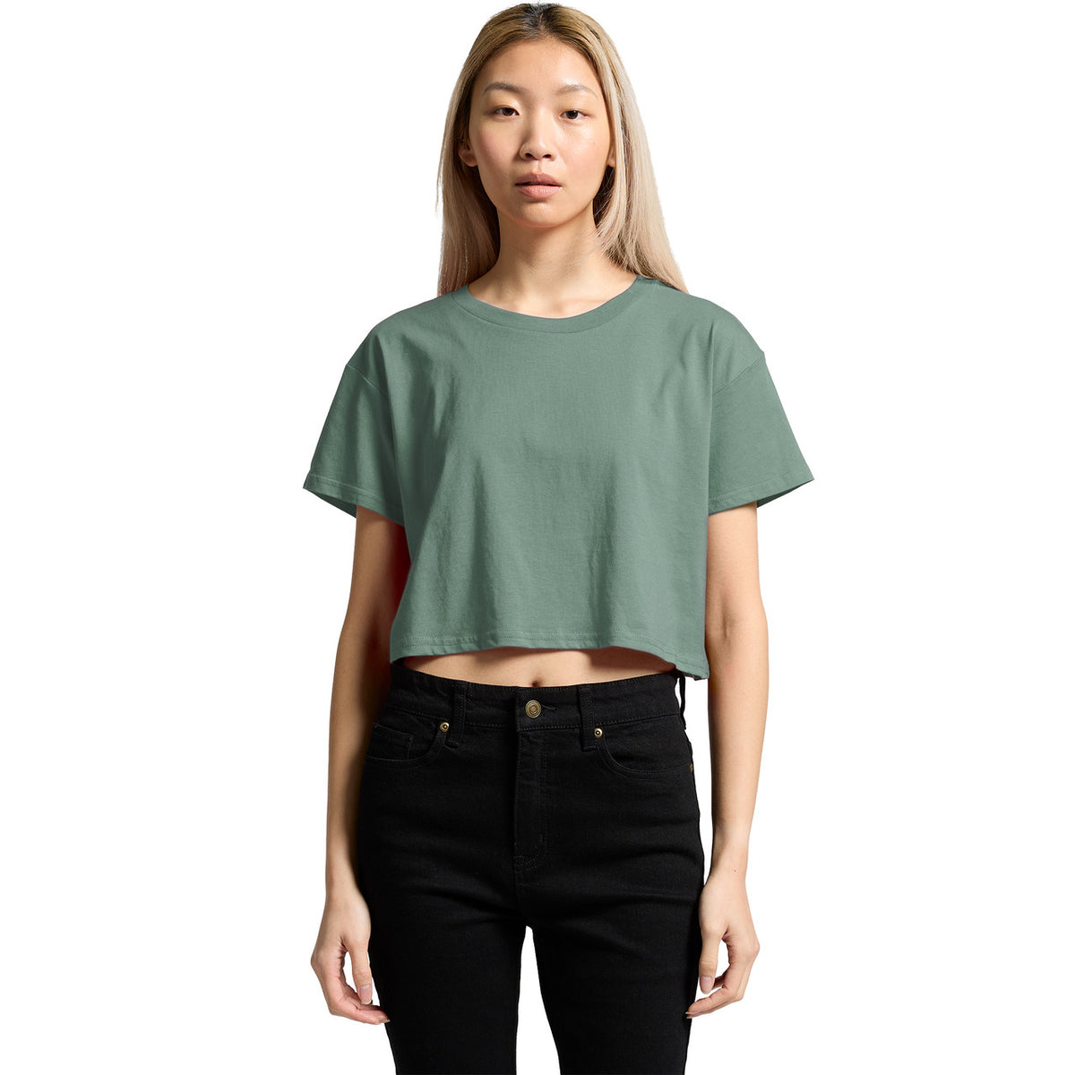 AS Colour Wo's Crop Tee 4062 – Front