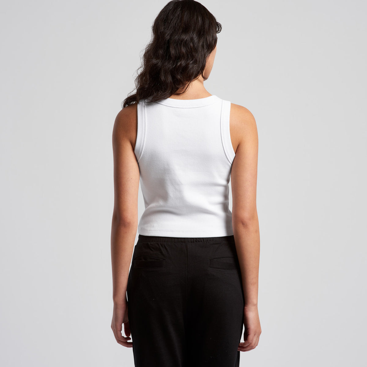 AS Colour Wo's Organic Rib Crop Tank 4064G – Back