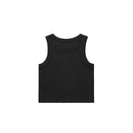 AS Colour Wo's Organic Rib Crop Tank 4064G – Black - Back
