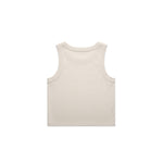 AS Colour Wo's Organic Rib Crop Tank 4064G – Bone - Back