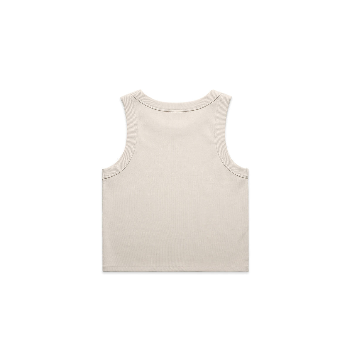AS Colour Wo's Organic Rib Crop Tank 4064G – Bone - Back