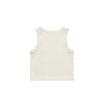 AS Colour Wo's Organic Rib Crop Tank 4064G – Ecru - Back