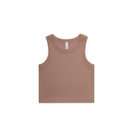 AS Colour Wo's Organic Rib Crop Tank 4064G – Hazy Pink
