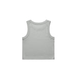 AS Colour Wo's Organic Rib Crop Tank 4064G – Storm - Back