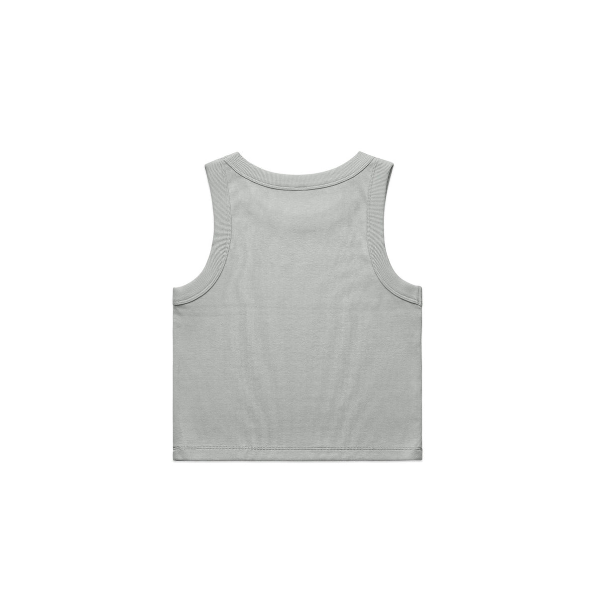 AS Colour Wo's Organic Rib Crop Tank 4064G – Storm - Back