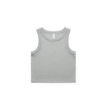 AS Colour Wo's Organic Rib Crop Tank 4064G – Storm