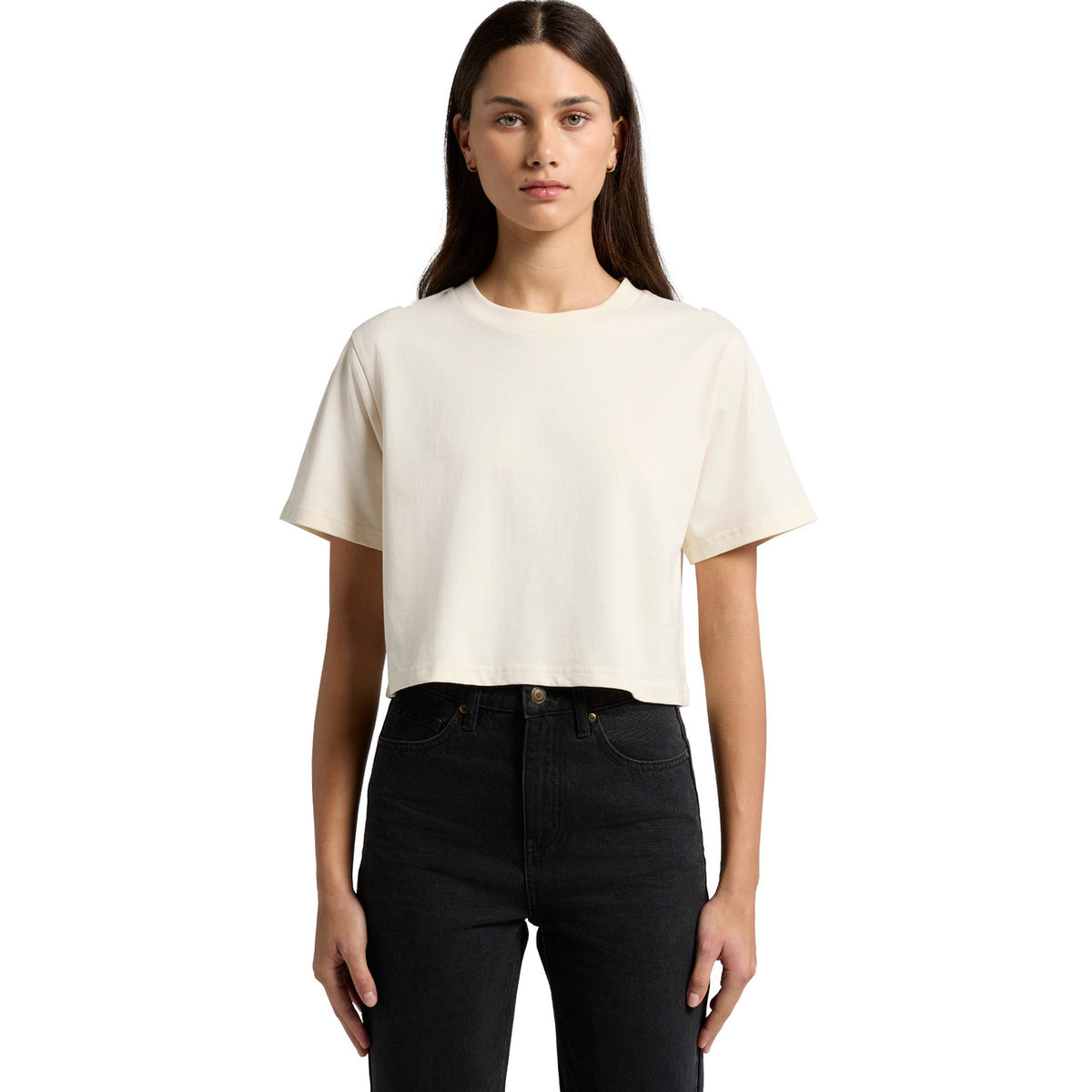 AS Colour Wo's Classic Crop Tee 4072 – Front