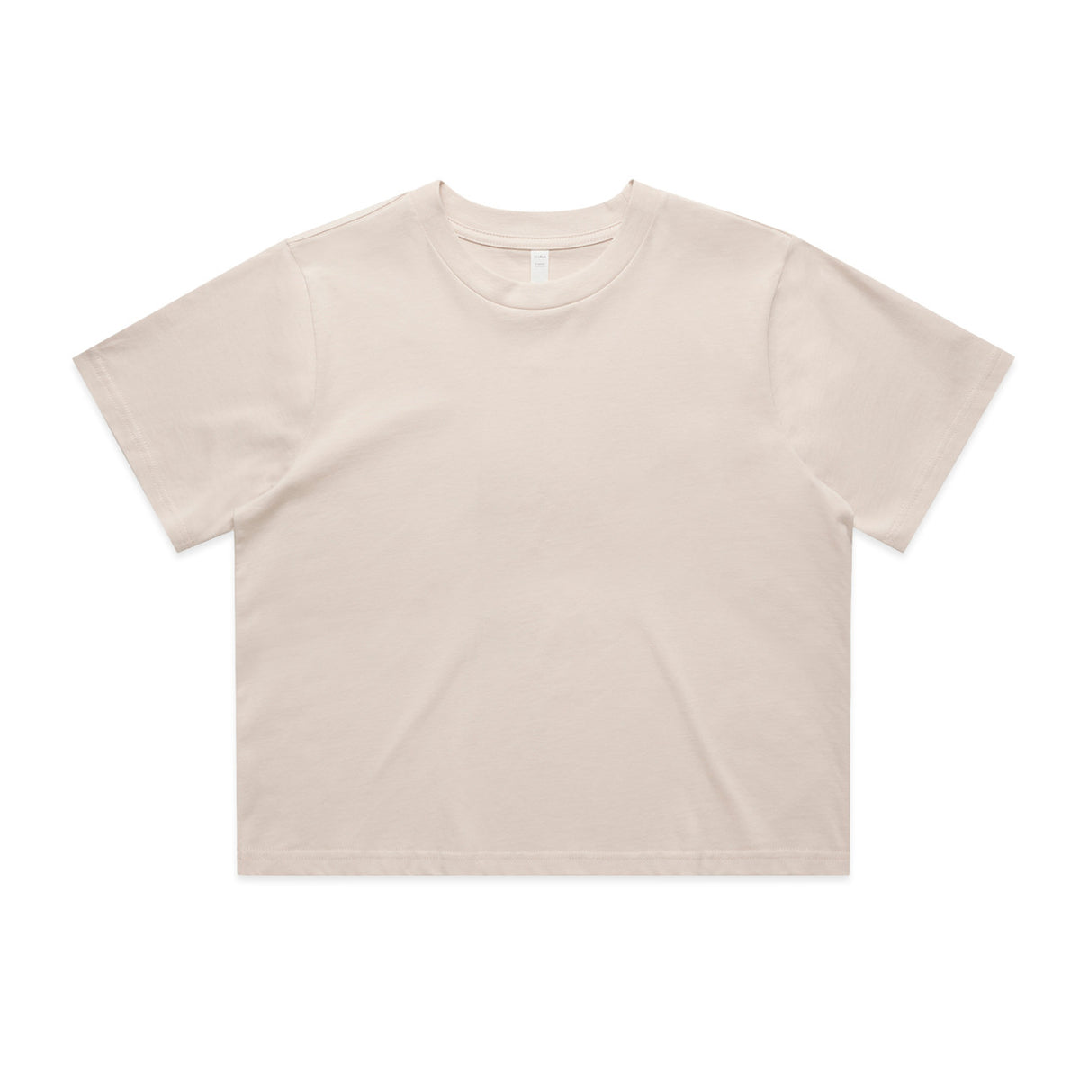 AS Colour Wo's Classic Crop Tee 4072 – Bone