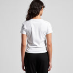AS Colour Wo's Organic Rib Baby Tee 4074 – Back