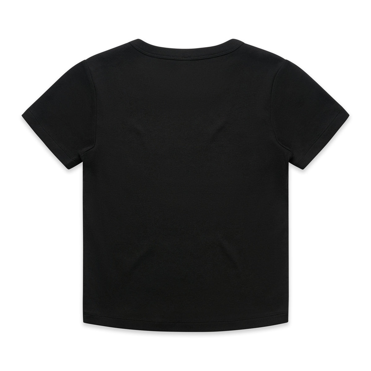 AS Colour Wo's Organic Rib Baby Tee 4074 – Black - Back