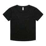AS Colour Wo's Organic Rib Baby Tee 4074 – Black