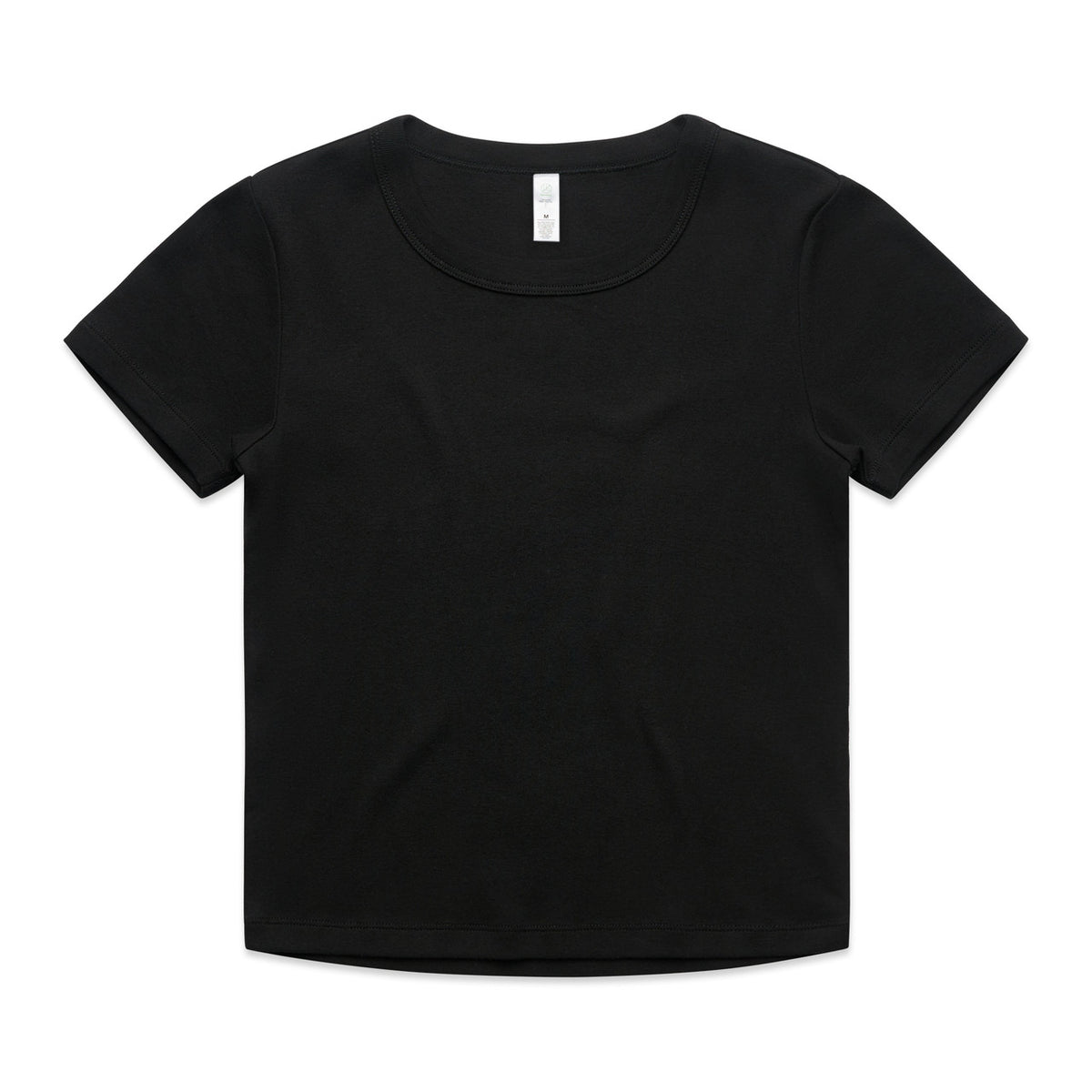 AS Colour Wo's Organic Rib Baby Tee 4074 – Black