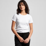 AS Colour Wo's Organic Rib Baby Tee 4074 – Back