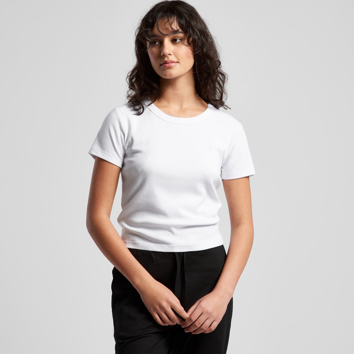 AS Colour Wo's Organic Rib Baby Tee 4074 – Back