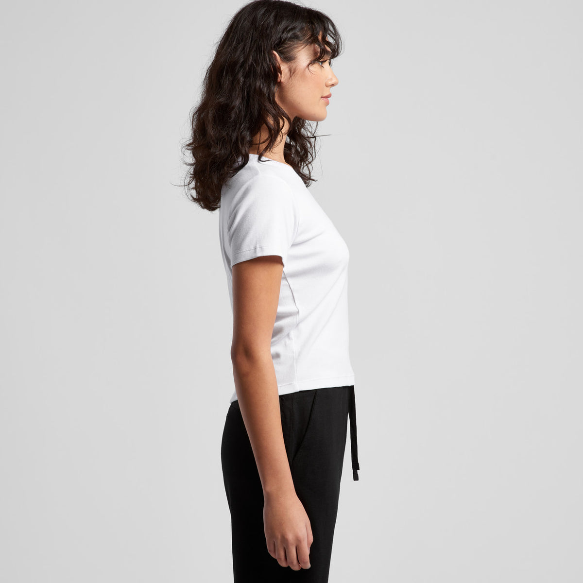 AS Colour Wo's Organic Rib Baby Tee 4074 – Side