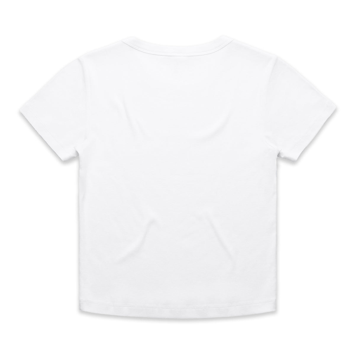 AS Colour Wo's Organic Rib Baby Tee 4074 – White - Back