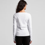 AS Colour Wo's Organic Baby Rib L/S Tee 4075 – Back