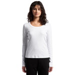 AS Colour Wo's Organic Baby Rib L/S Tee 4075 – Front
