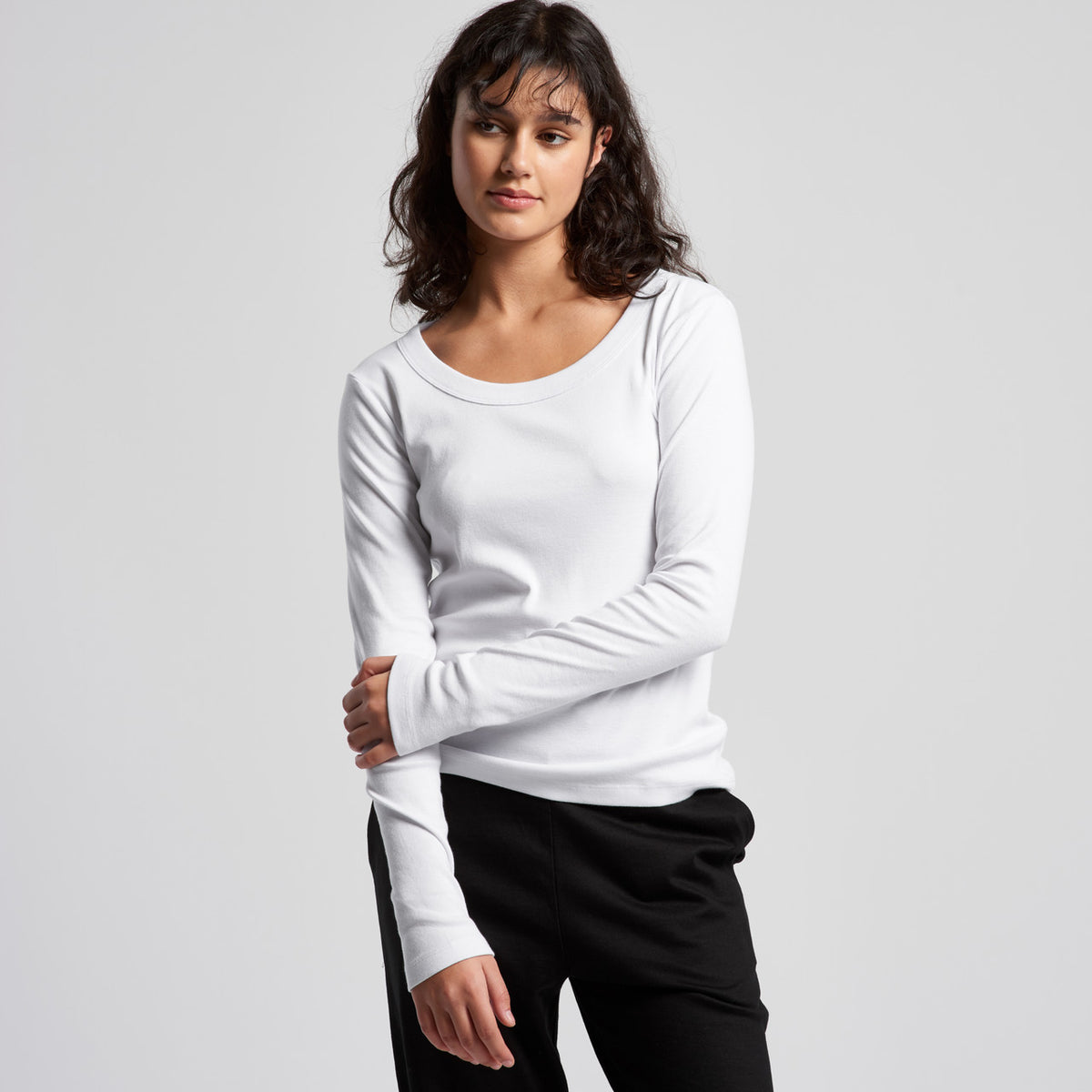 AS Colour Wo's Organic Baby Rib L/S Tee 4075 – Back