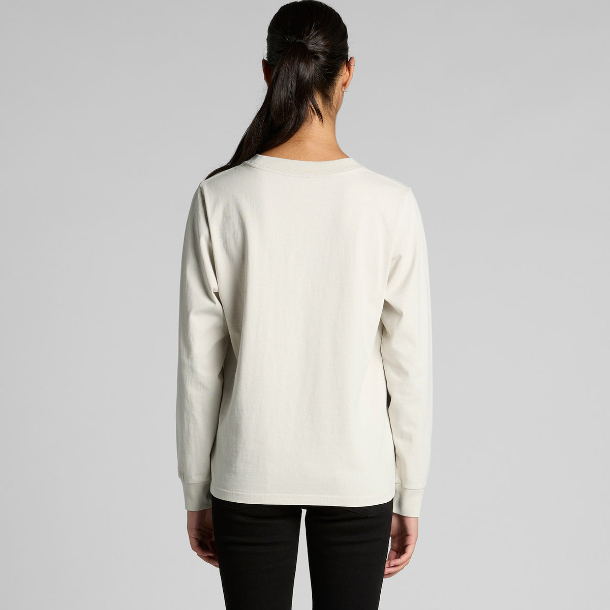 AS Colour Wo's Heavy Faded L/S Tee 4083 – Back