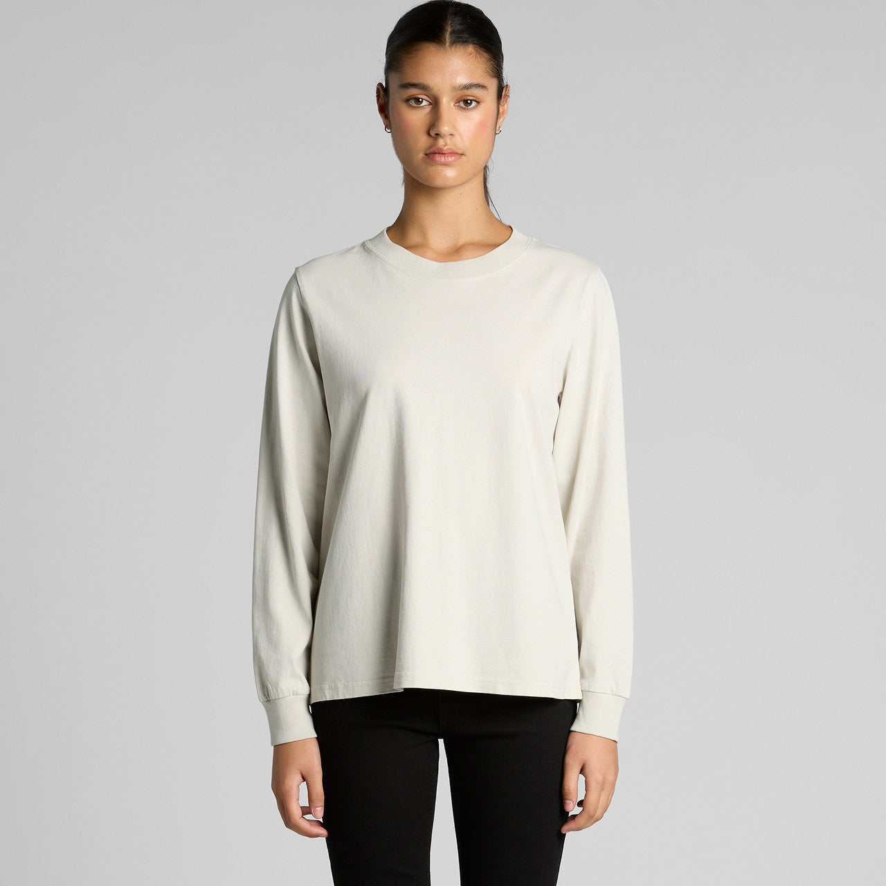 AS Colour Wo's Heavy Faded L/S Tee 4083 – Main