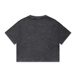 AS Colour Wo's Stone Wash Heavy Crop 4086 – Black Stone - Back