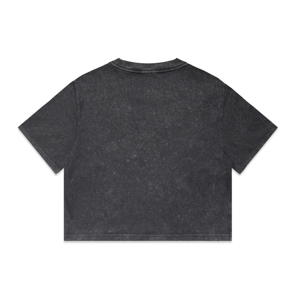 AS Colour Wo's Stone Wash Heavy Crop 4086 – Black Stone - Back
