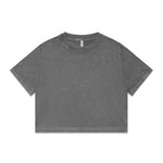AS Colour Wo's Stone Wash Heavy Crop 4086 – Coal Stone