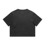 AS Colour Wo's Heavy Faded Crop Tee 4089 – Faded Black - Back