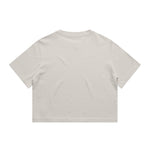 AS Colour Wo's Heavy Faded Crop Tee 4089 – Faded Bone - Back