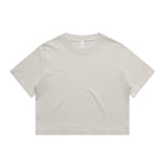 AS Colour Wo's Heavy Faded Crop Tee 4089 – Faded Bone