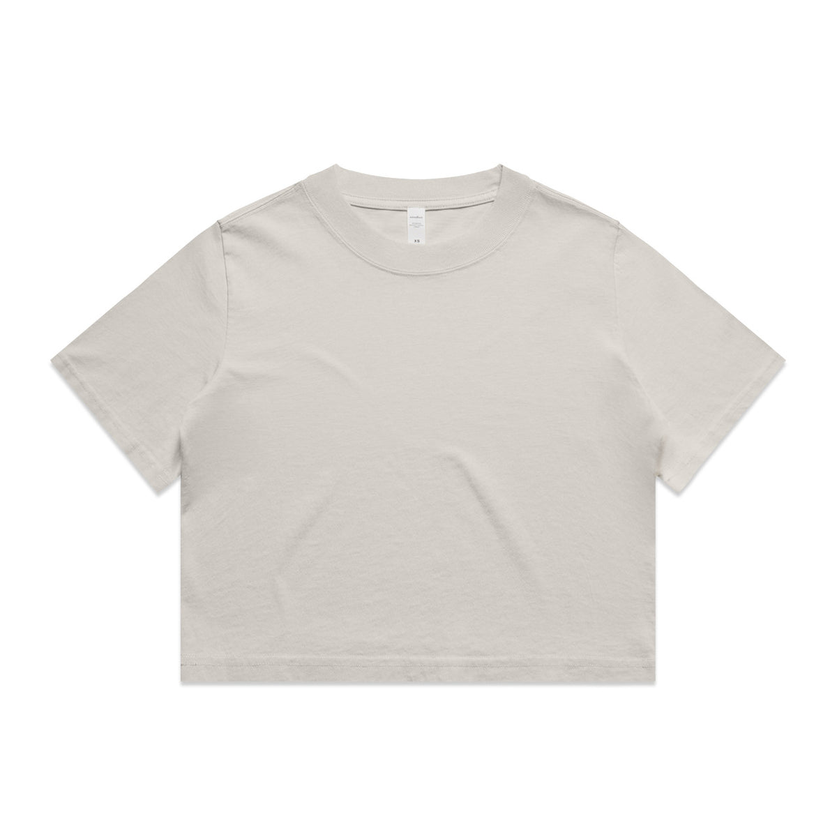AS Colour Wo's Heavy Faded Crop Tee 4089 – Faded Bone