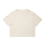 AS Colour Wo's Heavy Faded Crop Tee 4089 – Faded Ecru