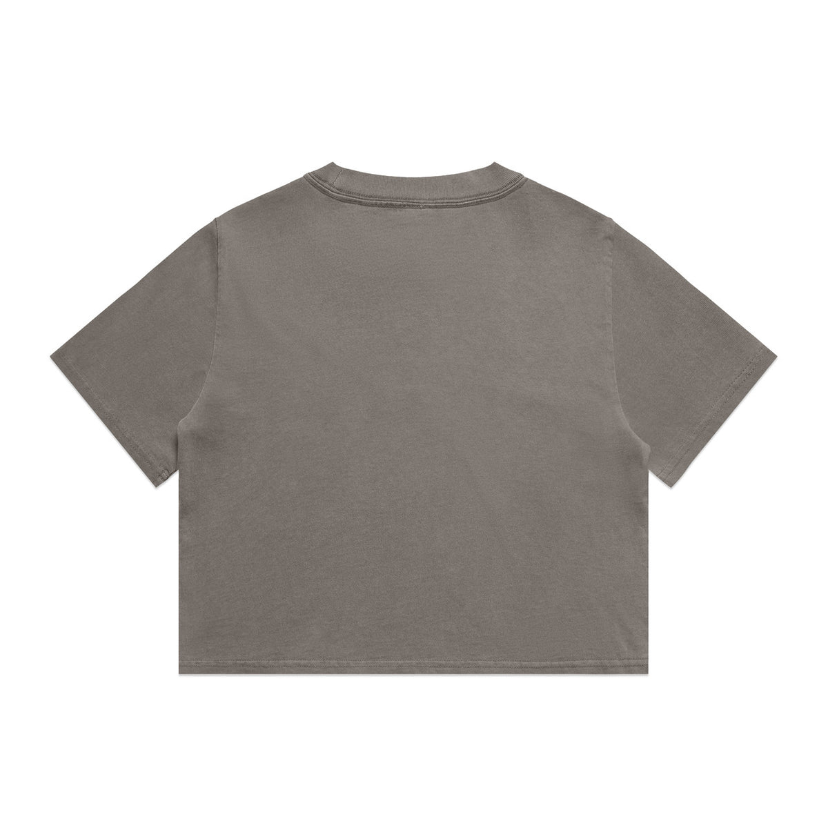 AS Colour Wo's Heavy Faded Crop Tee 4089 – Faded Grey - Back
