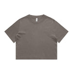 AS Colour Wo's Heavy Faded Crop Tee 4089 – Faded Grey