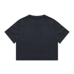AS Colour Wo's Heavy Faded Crop Tee 4089 – Faded Ink Blue - Back