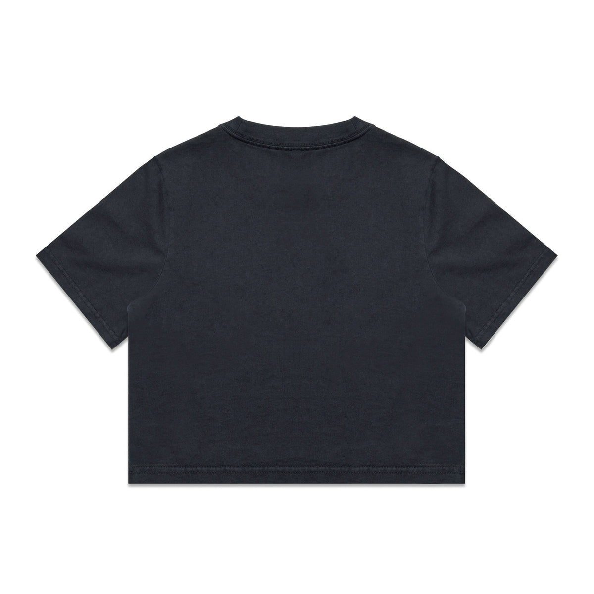 AS Colour Wo's Heavy Faded Crop Tee 4089 – Faded Ink Blue - Back